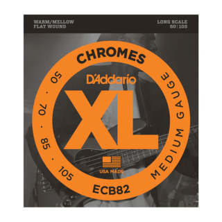 ECB82 Chromes Bass, Medium, 50-105, Long Scale
