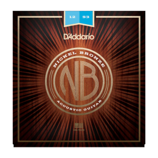 NB1253 Nickel Bronze Acoustic Guitar Strings, Light, 12-53
