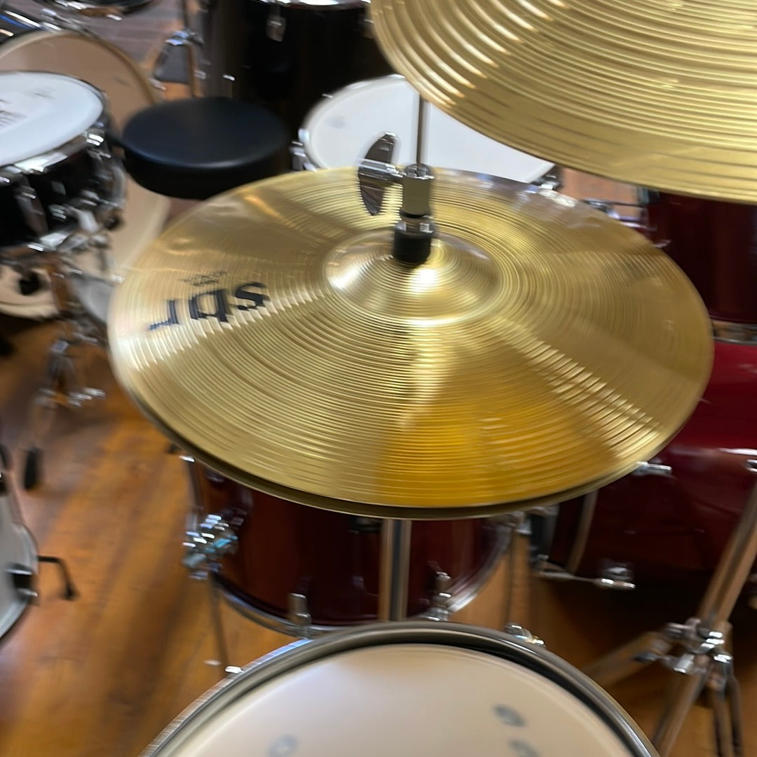 Sonor AQX Stage 5-piece Complete Drum Set - Blue Ocean Sparkle