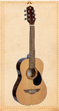Ranchero Series 1/2 Size Steel String Guitar