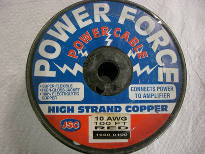 10 Gauge Power Cable 100ft Roll
