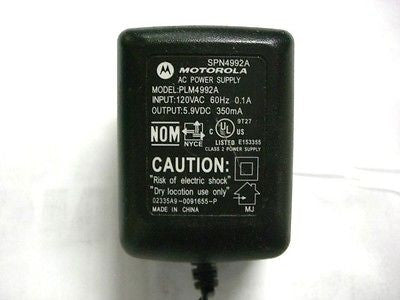 Motorola - SPN4992A MOTOROLA / 5.9V AC ADAPTER - SPN4992A