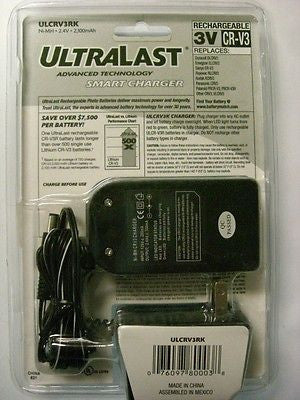 Ultralast UL-CRV3RK CRV3 Photo NiMH Rechargeable Battery Kit