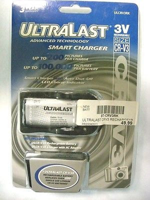 Ultralast UL-CRV3RK CRV3 Photo NiMH Rechargeable Battery Kit