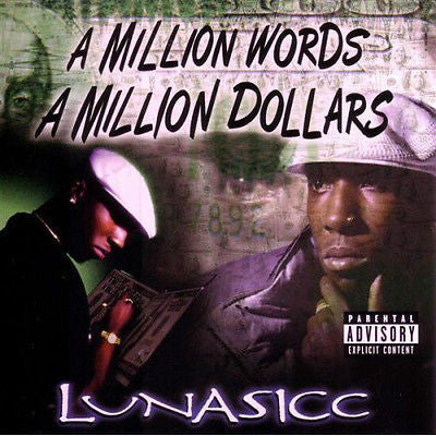 A Million Words, A Million Dollars [PA] by Lunasicc (CD, Jun-1998, Awol Records)