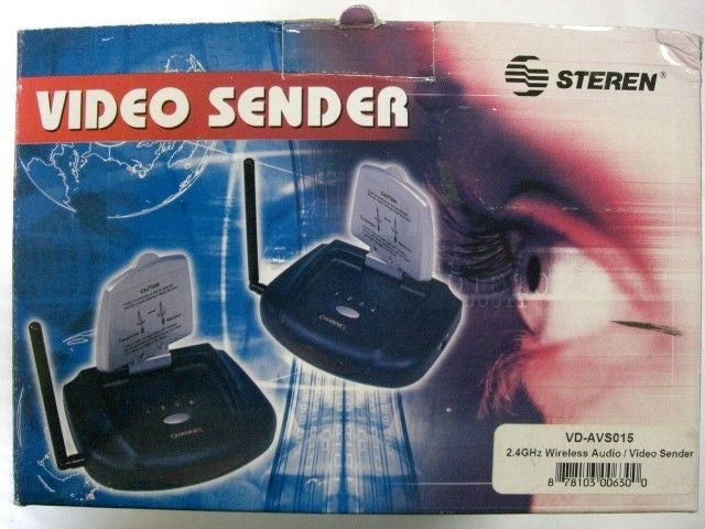 Steren 2.4Ghz Wireless Audio/Video Sender AVS015