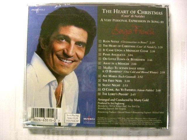 The Heart of Christmas (Cuor' di Natale) by Sergio Franchi (CD, Sep-2003, RCA)