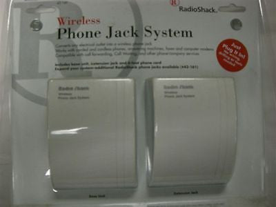 RadioShack Wireless Phone Jack System Cat# 430-0160