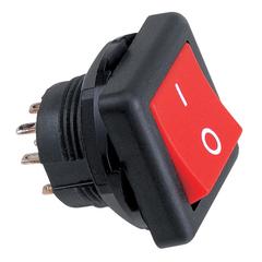 DPDT Rocker Switch (Red)