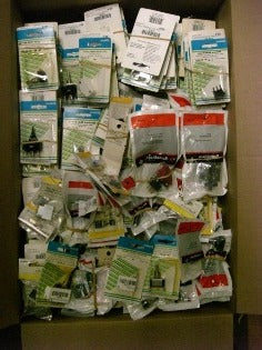 Box of RadioShack & Philmore Brand Switches " Can Be Broken Up "