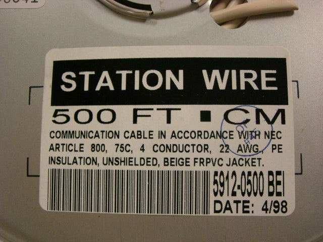 4 Conductor Telephone Wire 500 Ft