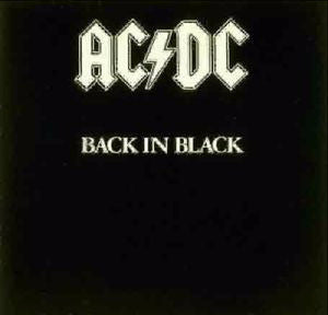 AC/DC Back in Black 180 Gram Vinyl LP (Import)