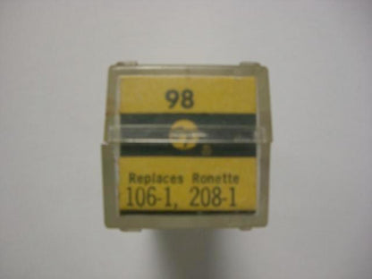 Vintage 98 Electro Voice Ceramic Phonograph Cartridge and Needle
