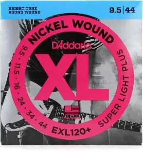 EXL120+ 9.5-44 Super Light Plus Electric Guitar Strings