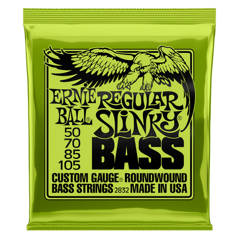 Ernie Ball 2832 REGULAR SLINKY NICKEL WOUND ELECTRIC BASS STRINGS - 50-105 GAUGE