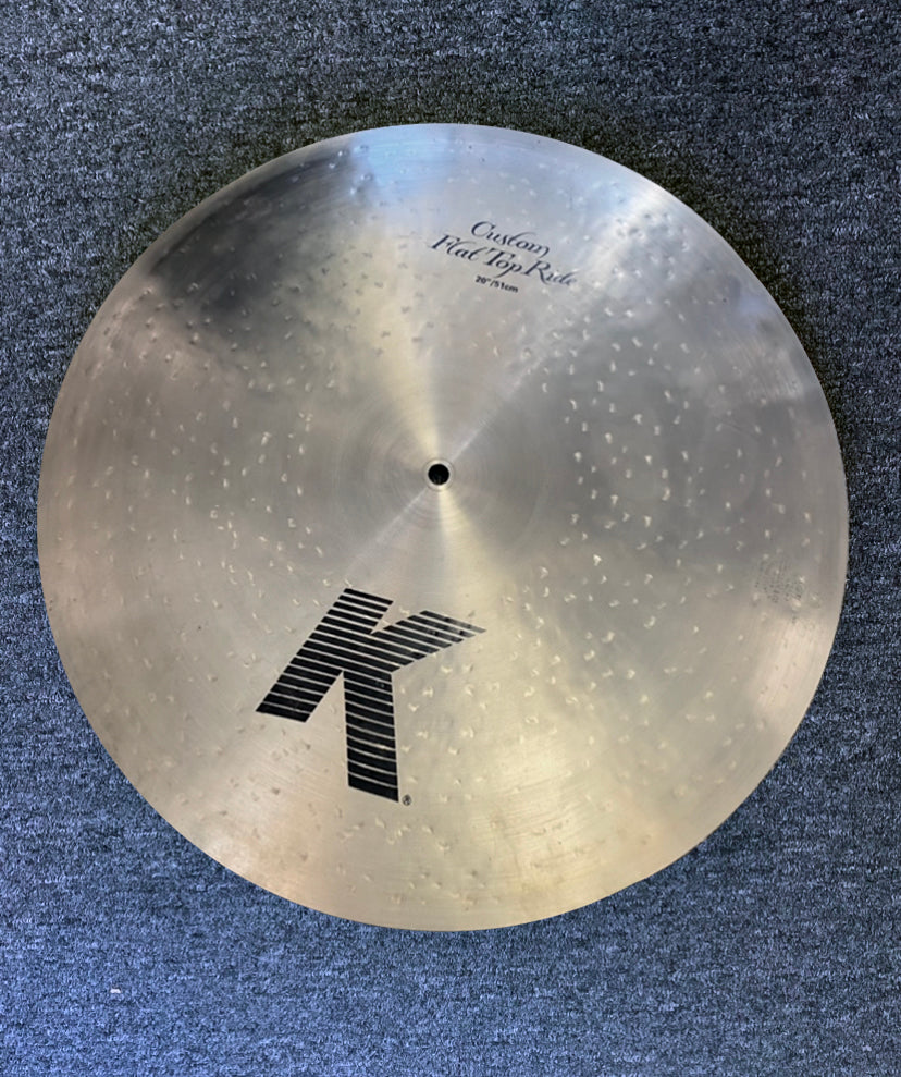K0882 Zildjian K Custom Flat Top Ride - 20" Cymbal