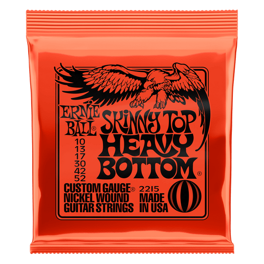 Ernie Ball 2215 Skinny Top Heavy Bottom Slinky Nickel Wound Electric Guitar Strings - .010-.052