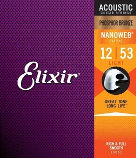 Elixir ACOUSTIC PHOSPHOR BRONZE WITH NANOWEB COATING