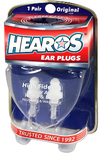 HEAROS HIGH FIDELITY (MUSICIAN'S) EAR PLUGS