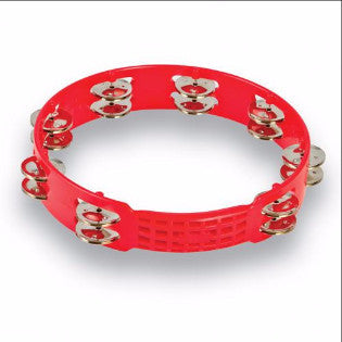 LP Aspire® 10” Plastic Tambourine, Red