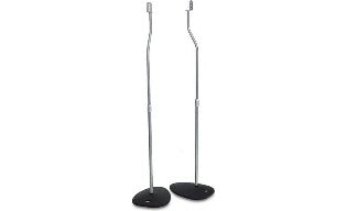 Home Theater Series Adjustable height for satellite speakers in Silver